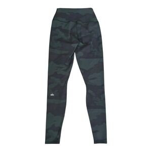 Alo Yoga Women's Small High-Waist Vapor Legging Black Camouflage Yoga Pants